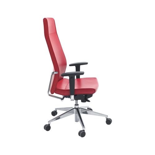 Bürodrehstuhl Activ Elegance Sitzhöhe: 44-57 cm, Drehkreuz: Weißaluminium, Farbe des Polsters wählbar