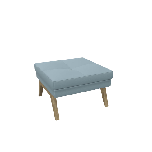 1er Sitzbank Ona mit Holzgestell B/H/T: 67x44x67 cm, Stoffgruppe C3 (schwer entflammbar)