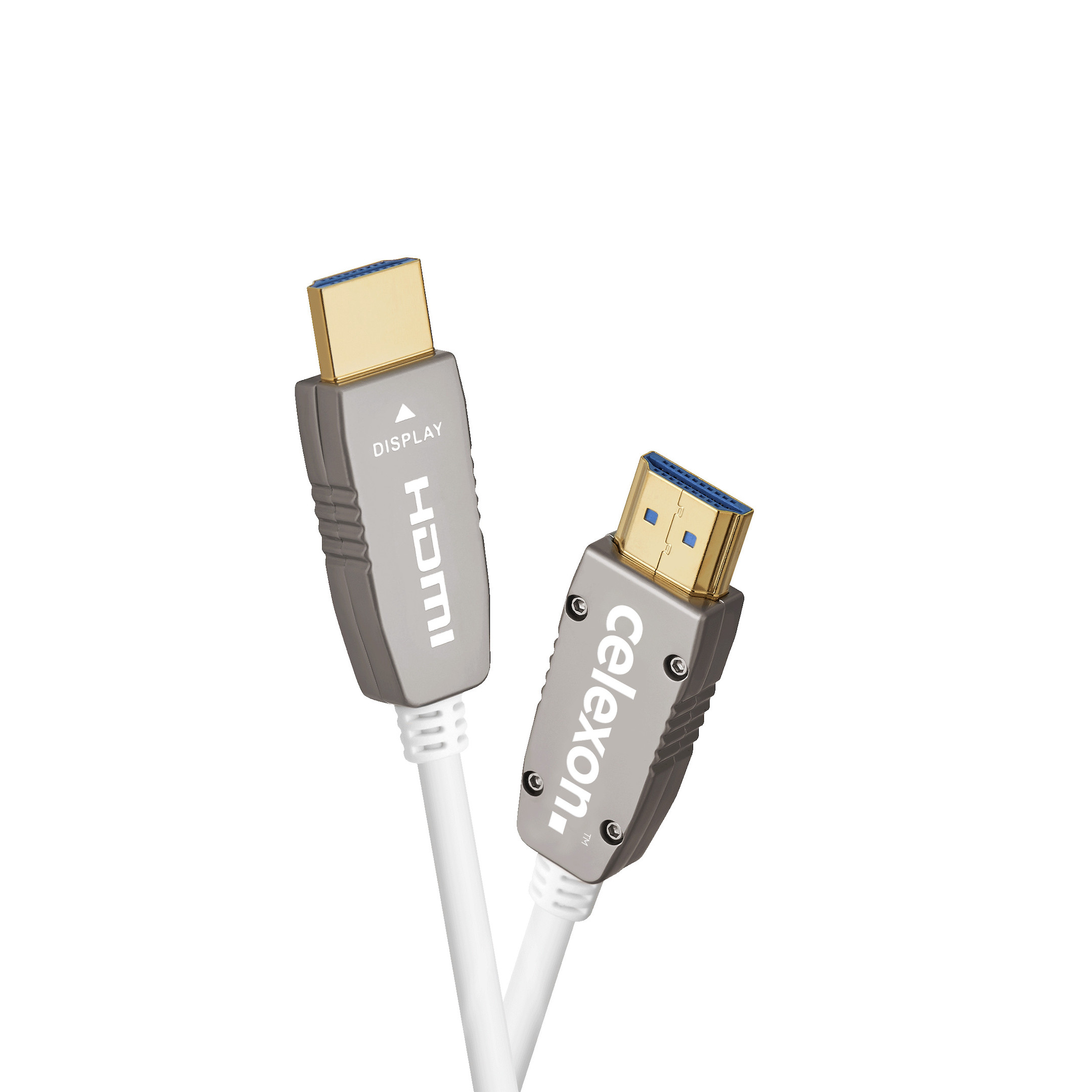 celexon UHD Optical Fibre HDMI 2.0b Active Kabel 30m, weiß