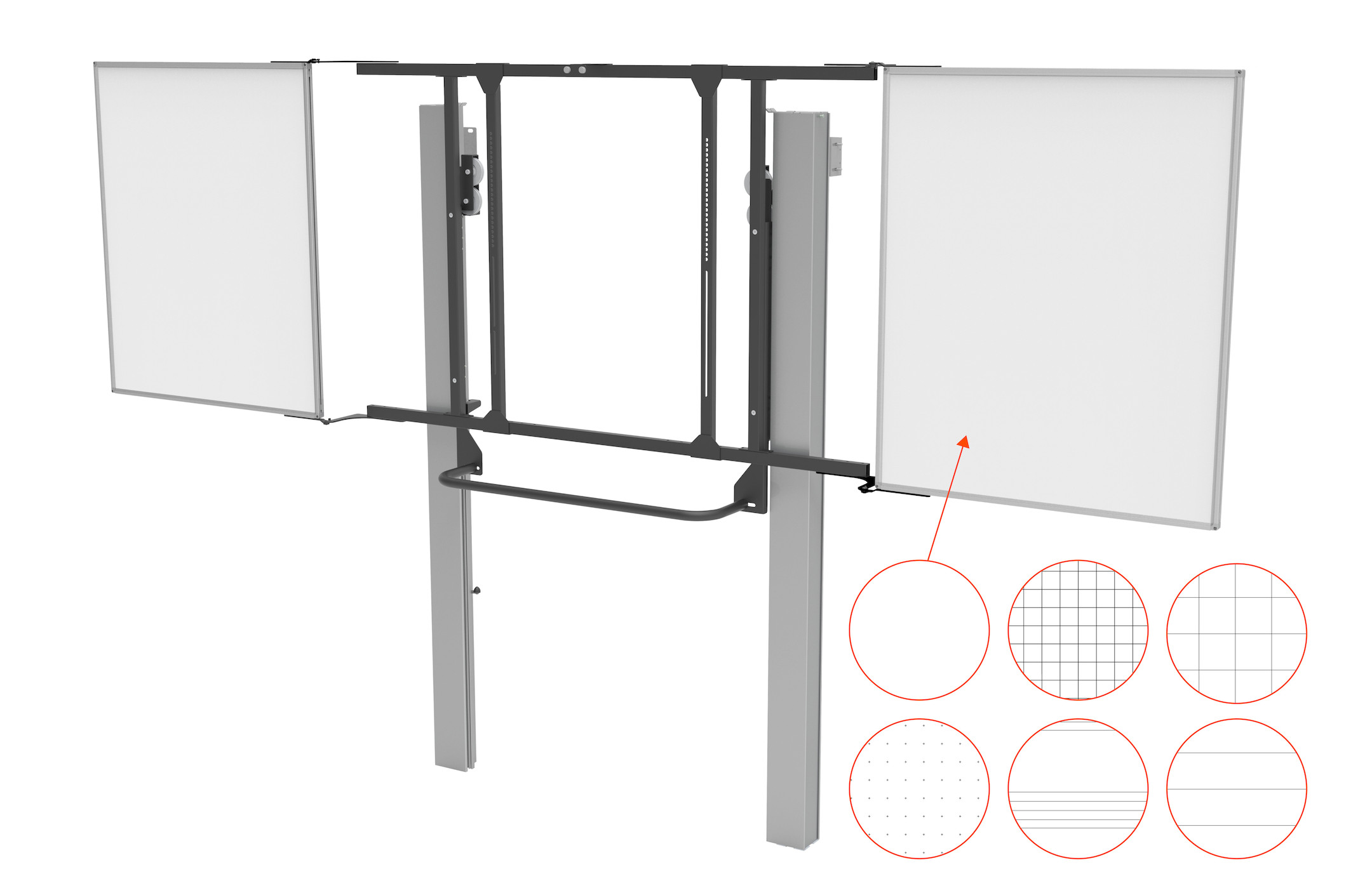 celexon Lineatur für Expert Whiteboardflügel