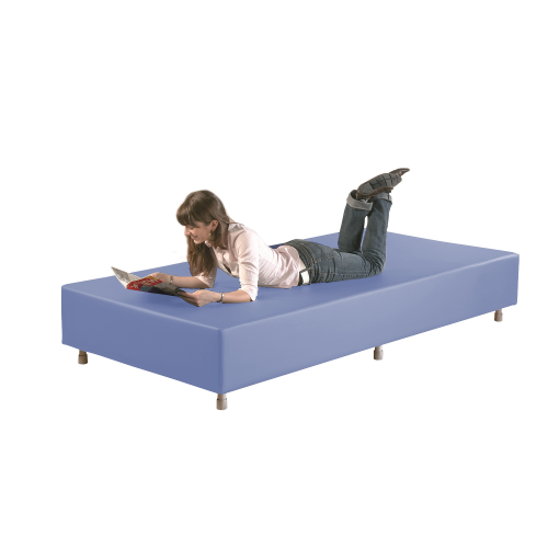 Sitzelement Rechteck groß aus der Sofaserie Wellness-Oase B/H/T: 224x40x112 cm, Bezug Stoff, Bezug und Kern schwer entflammbar