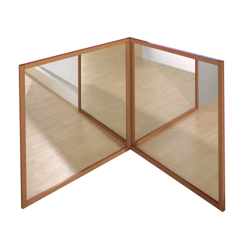 Sinnesecke B/H/T: 120x120x4 cm, mit 2 Spiegeln (Maße jeweils für 1 Spiegel)