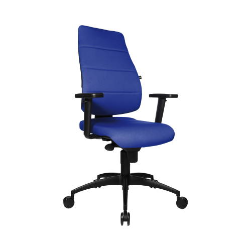 Bürodrehstuhl Hanna Farbe: blau, B/H/T: 48x43-51x48 cm