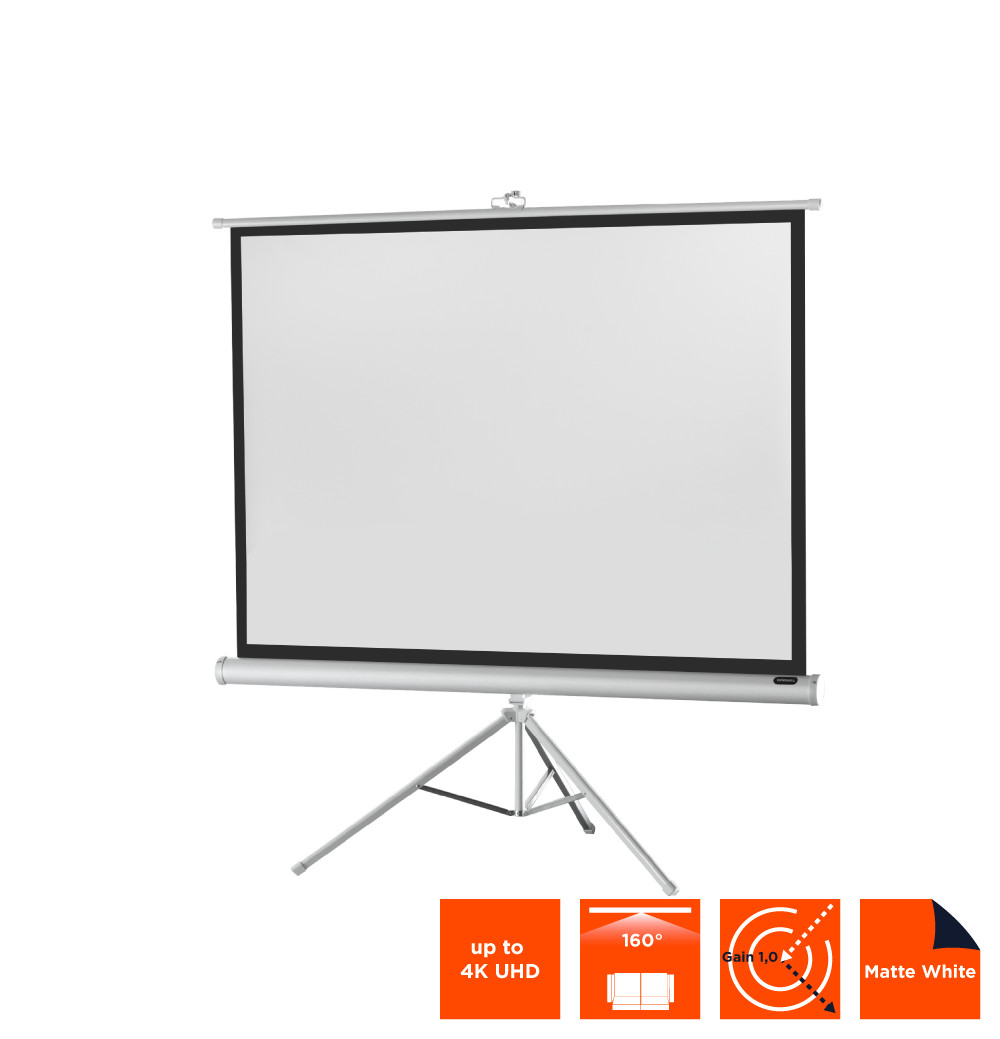 celexon Stativleinwand Economy 244 x 183 cm - White Edition