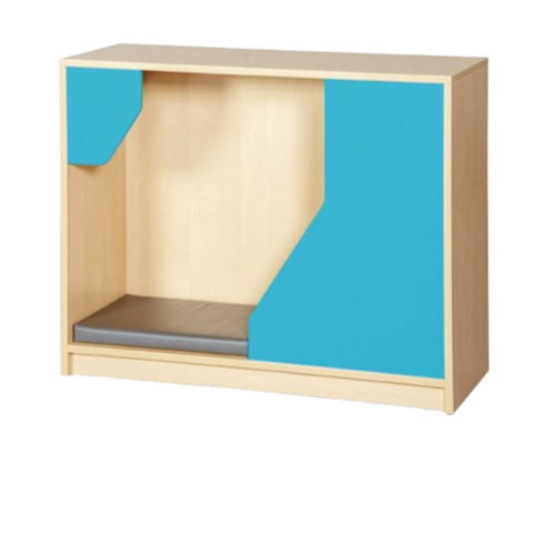 Versteckschrank in Korpusbauweise B/H/T: 102x80x40 cm, inklusive Kunstlederauflage