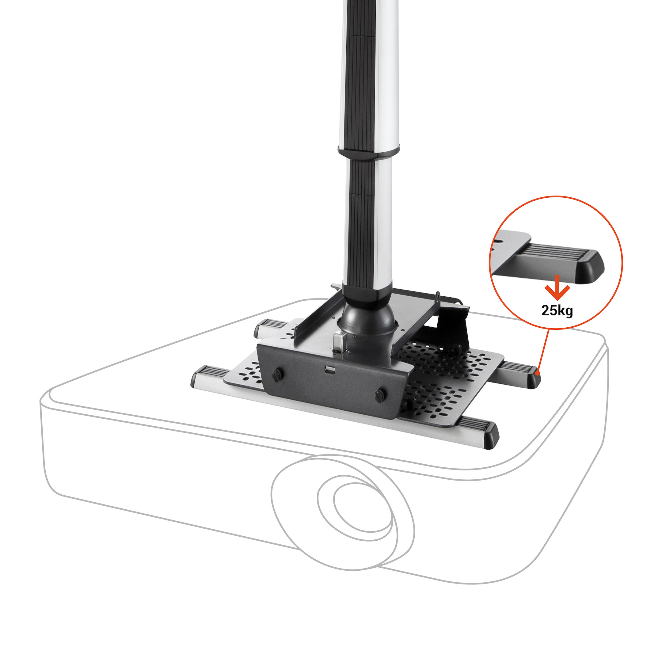 celexon Deckenhalterung universal MultiCel 60110 Expert