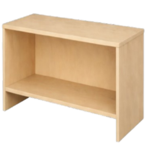 Korpus-Regal mit Regalnische in 40er Tiefe B/H/T: 52x60x40 cm, mit 1 Fach entsprechend Korpusbreite, über flacher Sockelnische