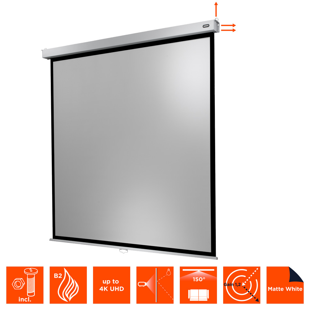 celexon Leinwand Rollo Professional Plus 220 x 220 cm