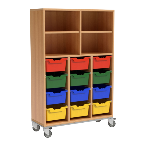 Schrank mitt 12 Schüben B/H/T: 105x91x50 cm, fahrbar