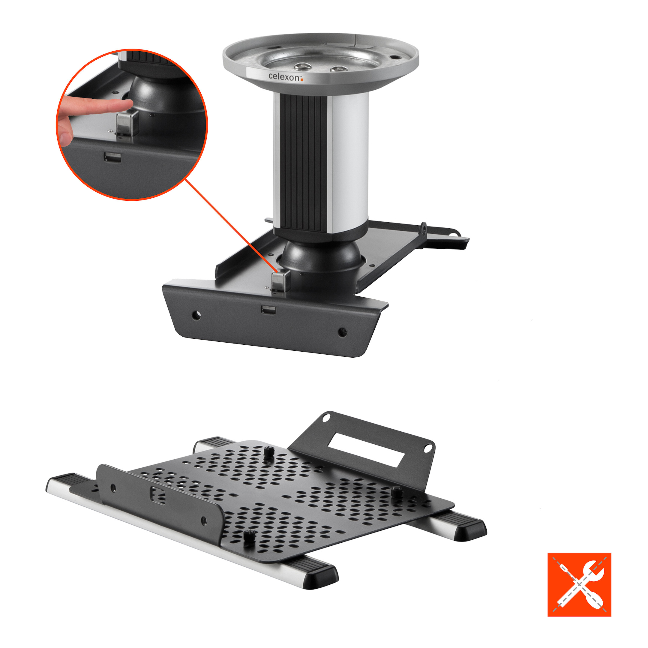 celexon Deckenhalterung universal MultiCel 1500 Expert