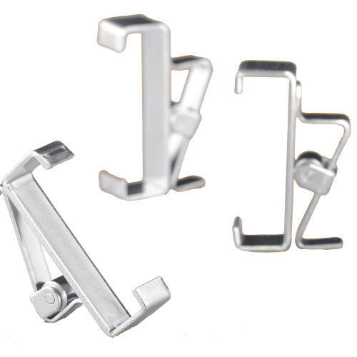 Rollklemme für Aluminiumwandleisten Rollklemme einzeln für Bilderklemmleisten AK 1/AK 2/AK 3/AK 4