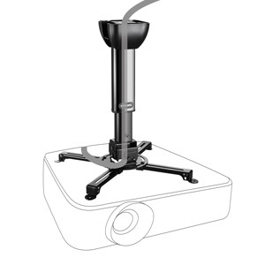 celexon Beamer-Deckenhalterung universal MultiCel 3040 Pro - schwarz