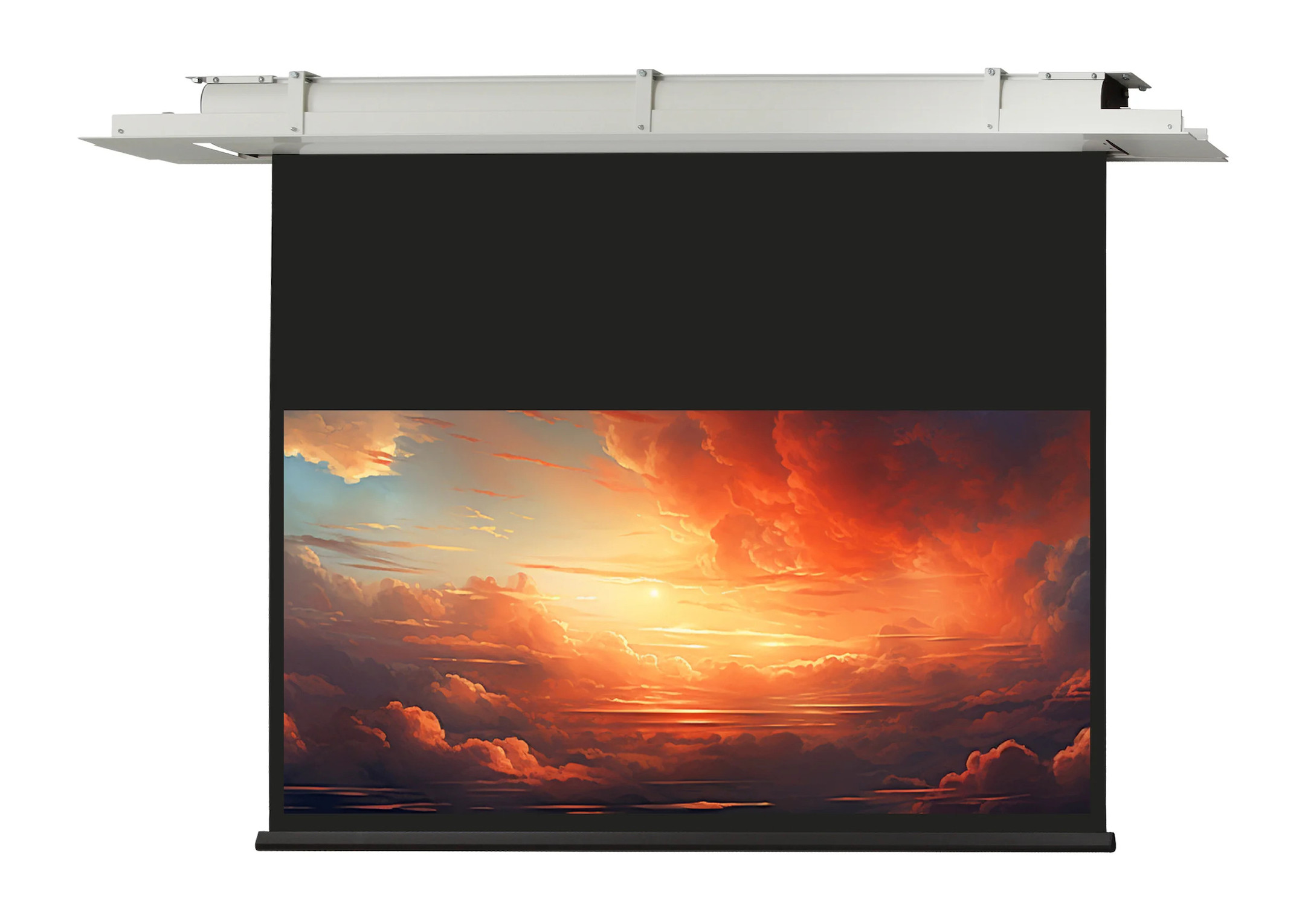 celexon Deckeneinbau Leinwand Motor Expert 300 x 187 cm