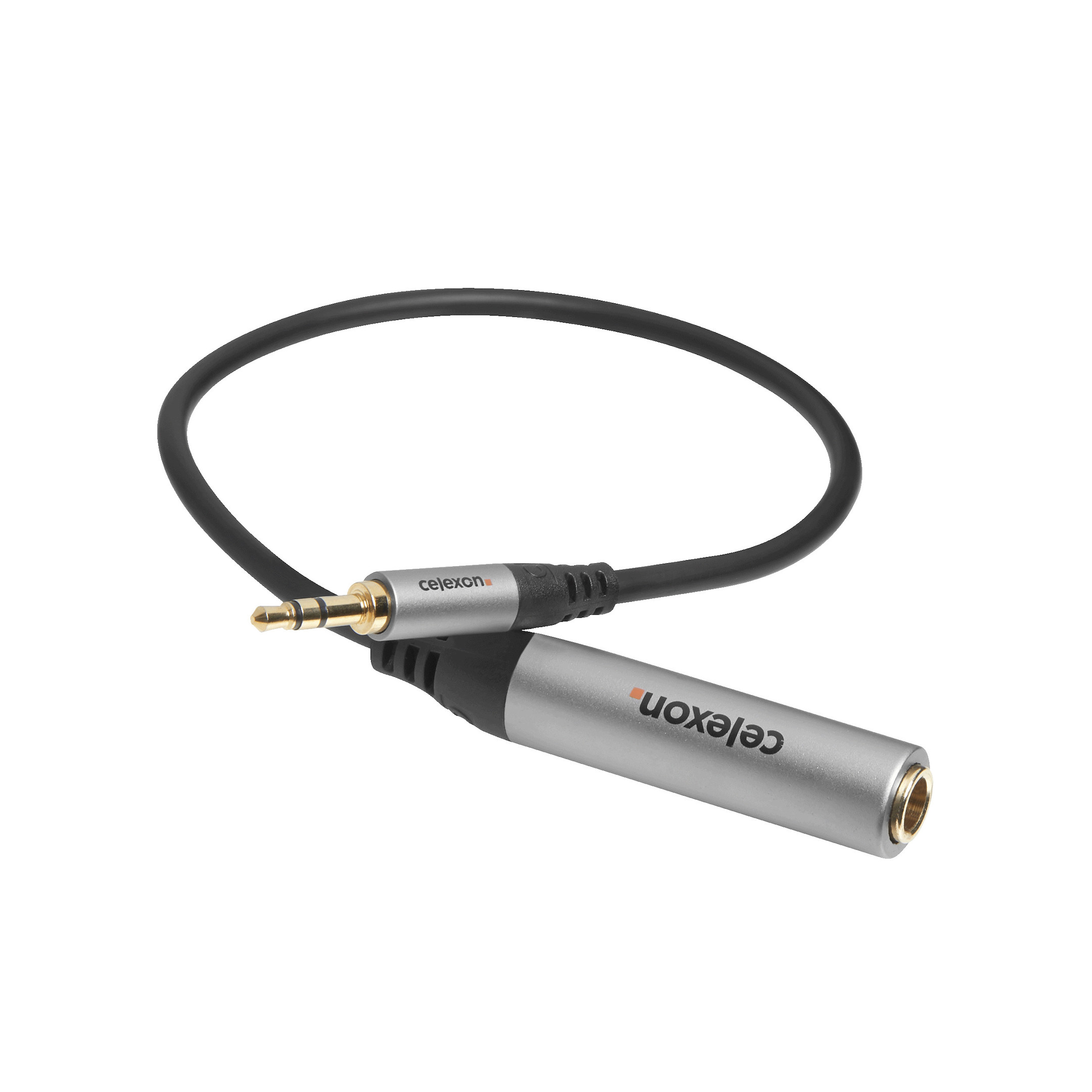 celexon 3,5mm Stereo Klinke auf 6,3mm Stereo Klinke M/F Audioadapter 0,25m - Professional Line