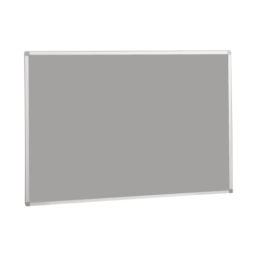 Stoff-Pinwand Edge-Line Fabric B/H: 120x100 cm, Stofffarbe Grau