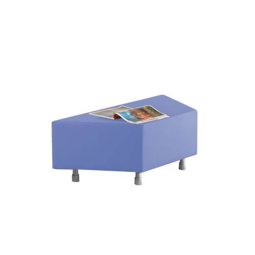 Sitzelement Trapez aus der Sofaserie Wellness-Oase B/H/T: 112/56x40x50 cm, Stoffbezug und Kern schwer entflammbar