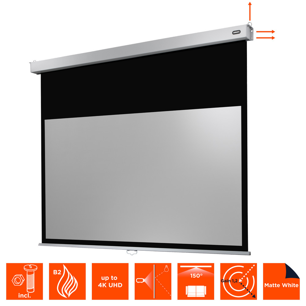 celexon Leinwand Rollo Professional Plus 200 x 125 cm