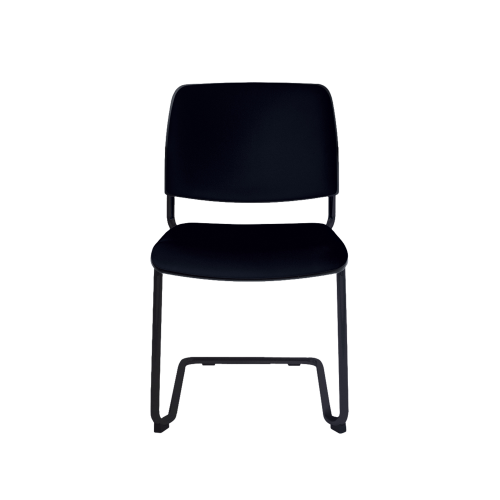 Stuhl ANABELLE mit Sitz- und Rückenpolsterung B/H/T: 48x82x52 cm, ohne Armlehne, Gestellfarbe Chrom, Stoffgruppe C1/C2 (Standard)