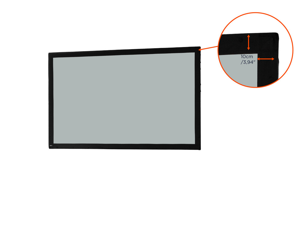 celexon Tuch für Faltrahmen Mobil Expert - 305 x 190 cm Rückprojektion