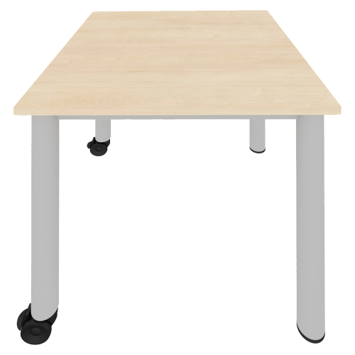 Rollprofi Quadrattisch, fahrbarer Schultisch B/H/T: 70x71x70 cm