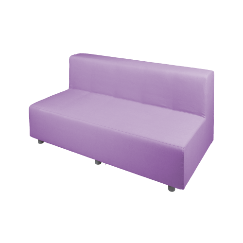 Relax! - Dreiersitzbank mit Lehne B/H/T: 138x70x72 cm, Sitzhöhe: 39 cm, Bezug Kunstleder