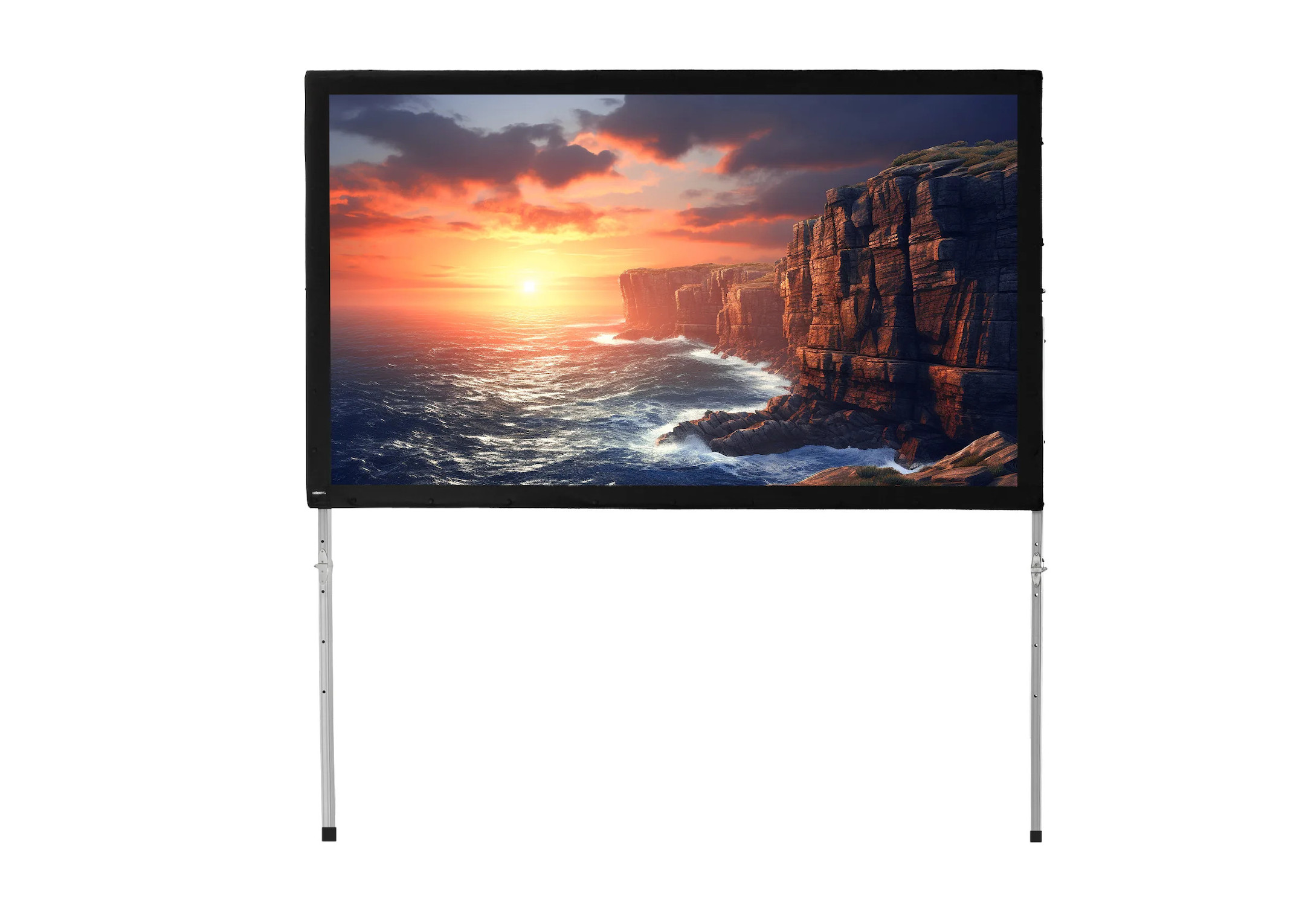 celexon Faltrahmen Leinwand Mobil Expert 244 x 137cm, Rückprojektion
