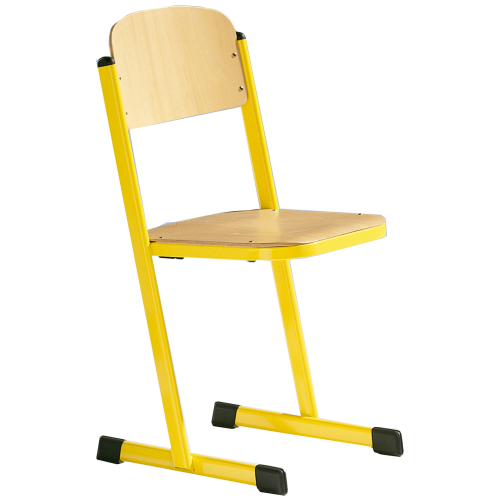 Schülerstuhl ST 30 Gestellfarbe wählbar, Sitzträger geschlossen, Höhe 38 cm
