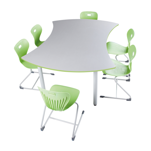 Tisch BEAN, Vollkernplatte B/H/T: 140x58-72x70 cm
