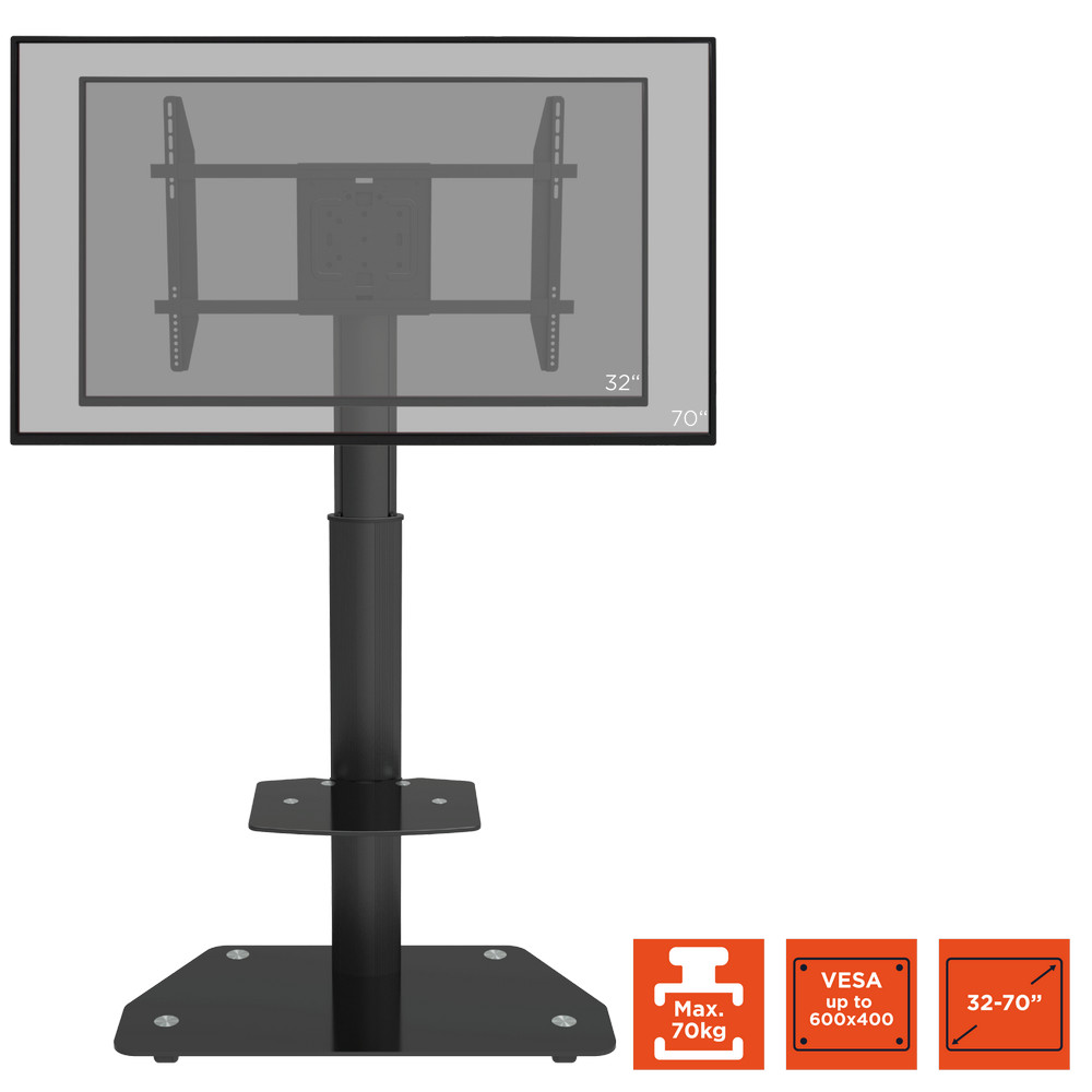 celexon Professional höhenverstellbarer Display Rollwagen Adjust-3270MP Portrait