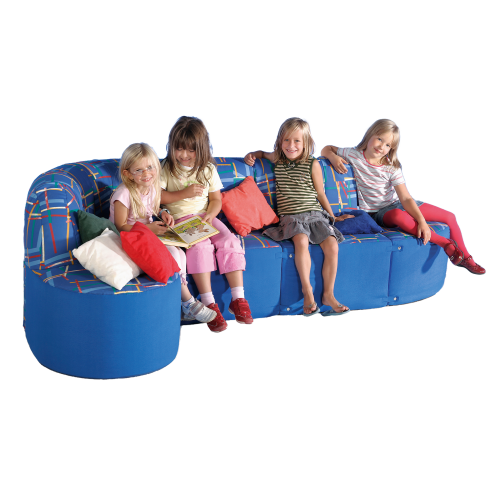 Kindercouch Sofia fünfteilig Bezug: Kunstleder schwer entflammbar