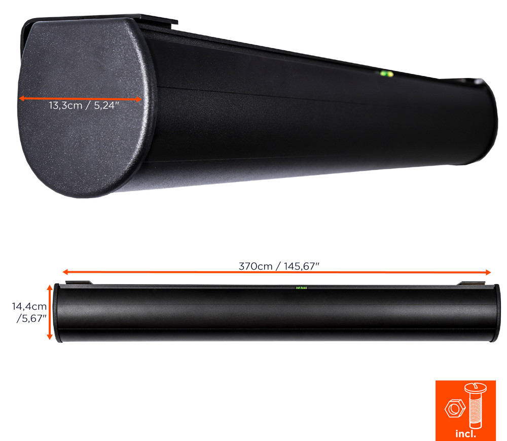 celexon Motor Chroma Key Green Screen 350 x 265 cm