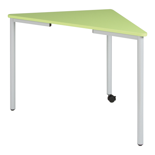 höhenverstellbarer Pythagoras Dreiecktisch, mit Vollkernplatte, inkl. Schiene B/H/T: 127x90x90 cm